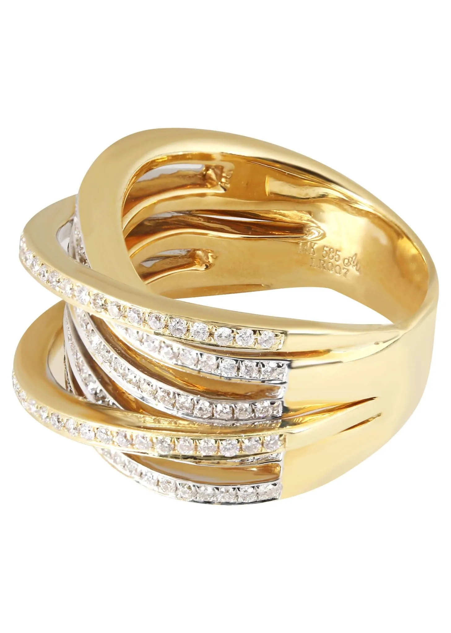 14K Ladies Diamond Cocktail Ring | 1.3 Carats | 13.13 Grams