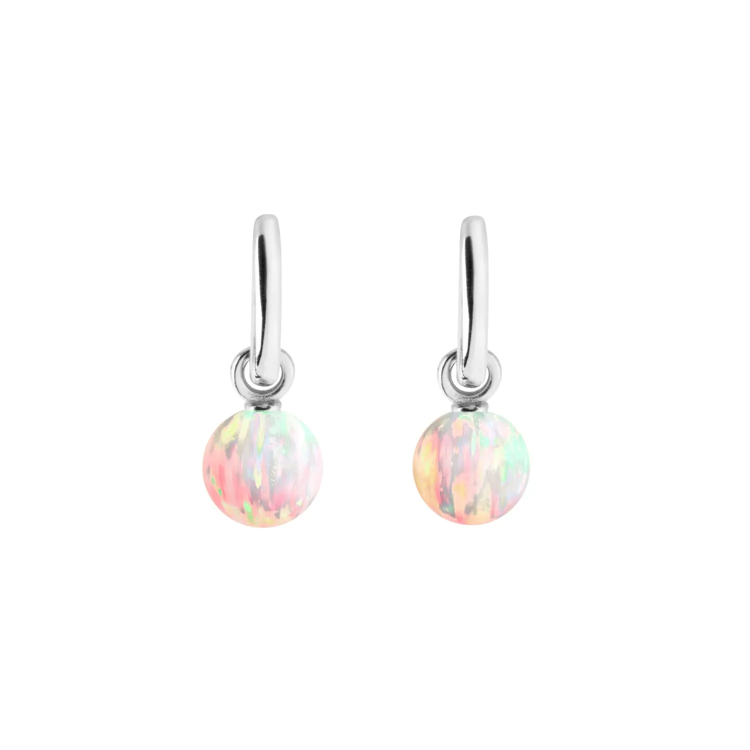 AETIA SUN OPAL HOOP EARRINGS