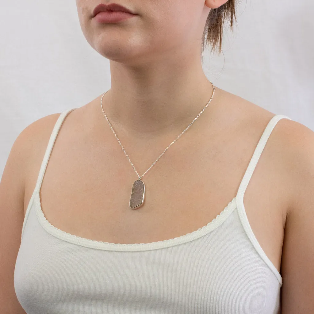 Agate Druzy Necklace