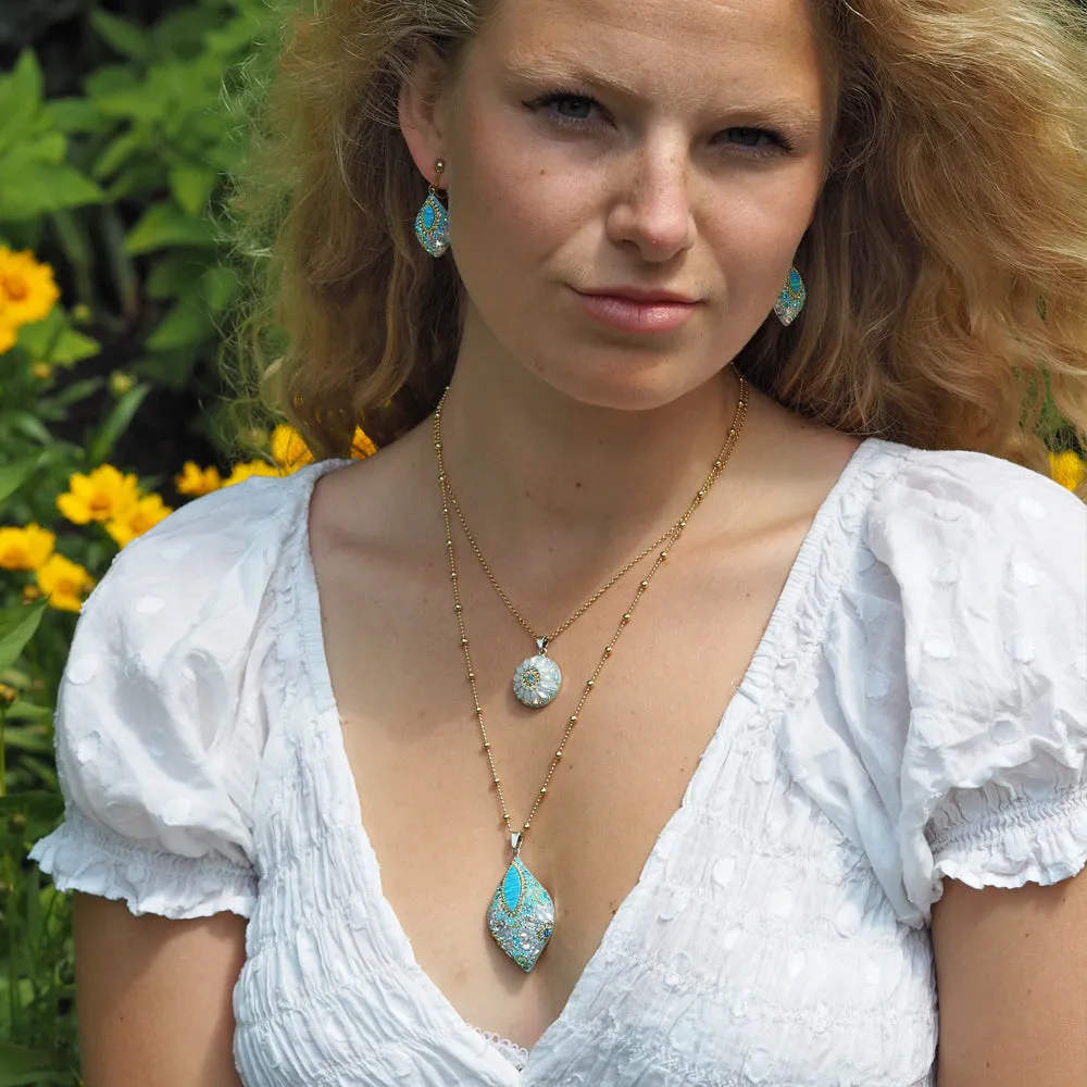 Allegra Daisy Dream TQ Earrings