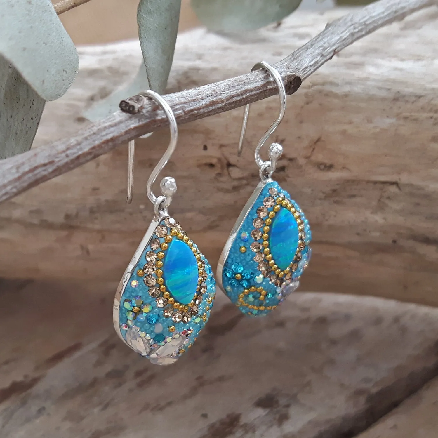 Allegra Daisy Dream TQ Earrings