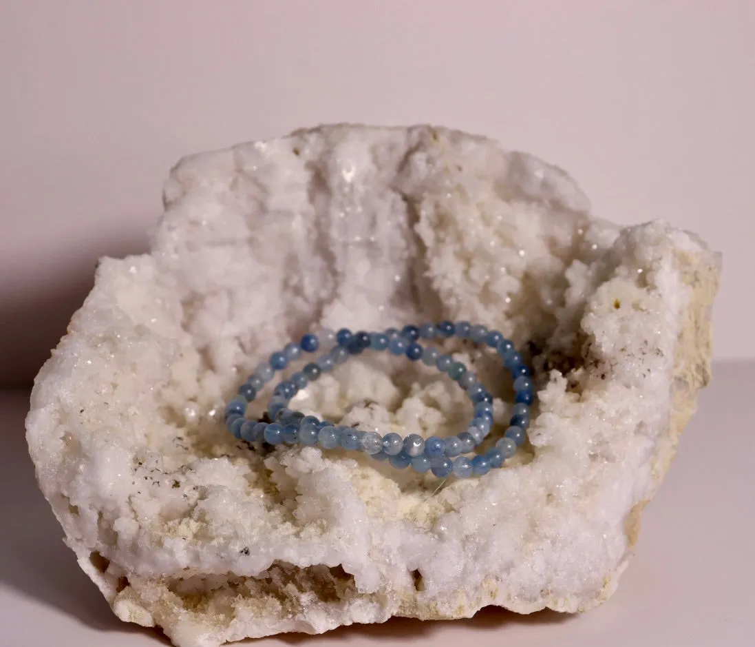 Aquamarine 4mm Bracelet