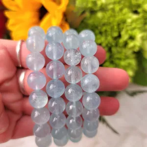 Aquamarine Flashy Bracelet for Calm Communication