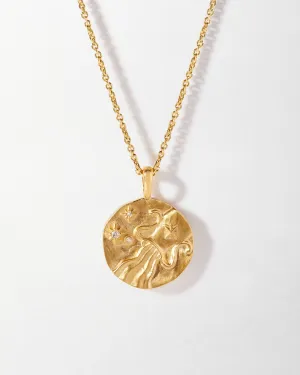 Aquarius Zodiac Necklace