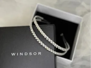 Bella - Double Row Marquise Crystal Bridal Headband
