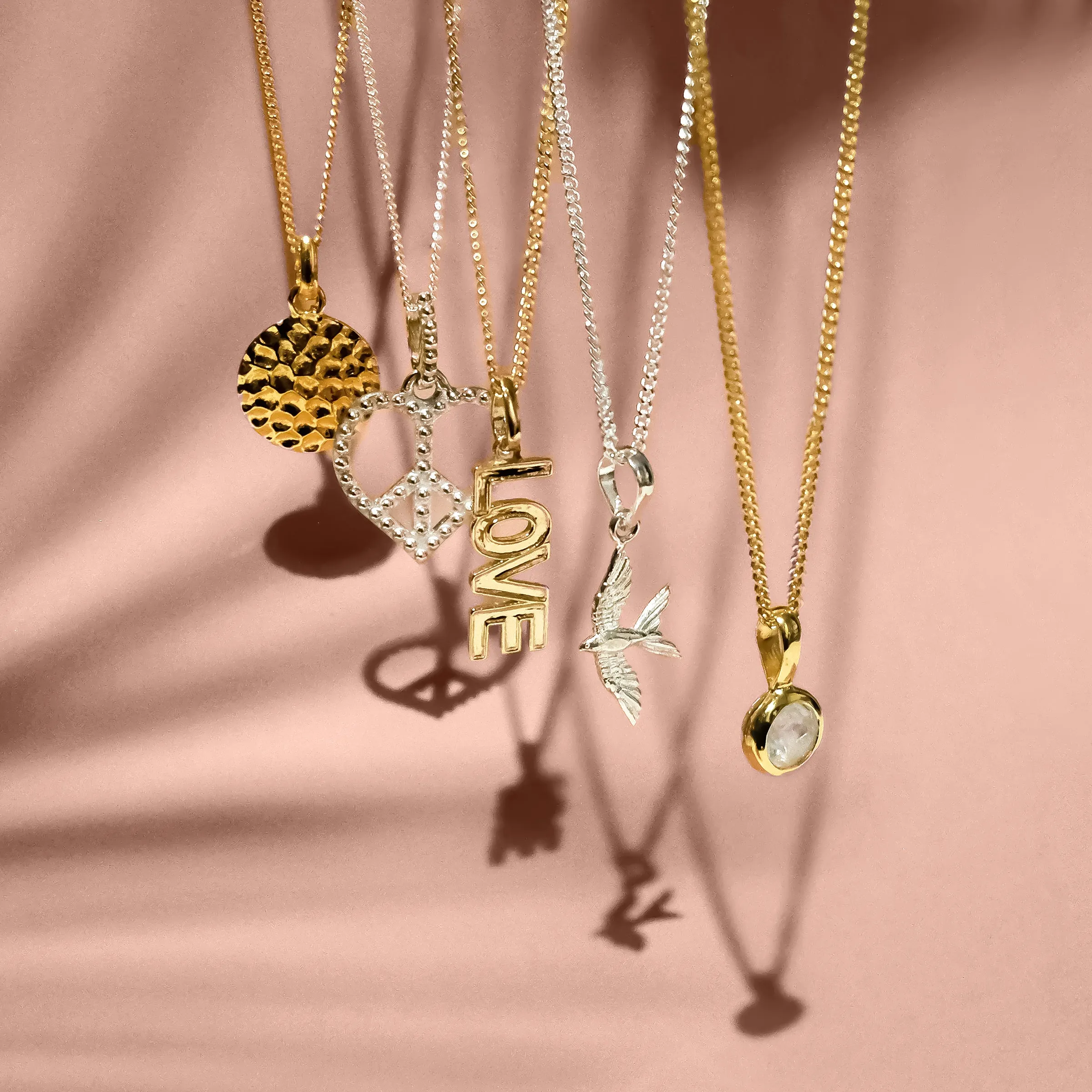 Birthstone Necklace - Gold