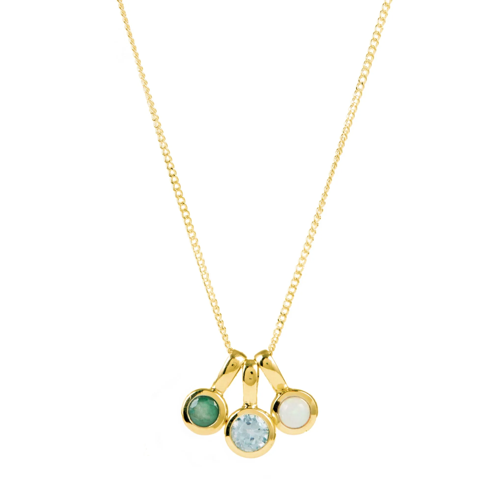 Birthstone Necklace - Gold
