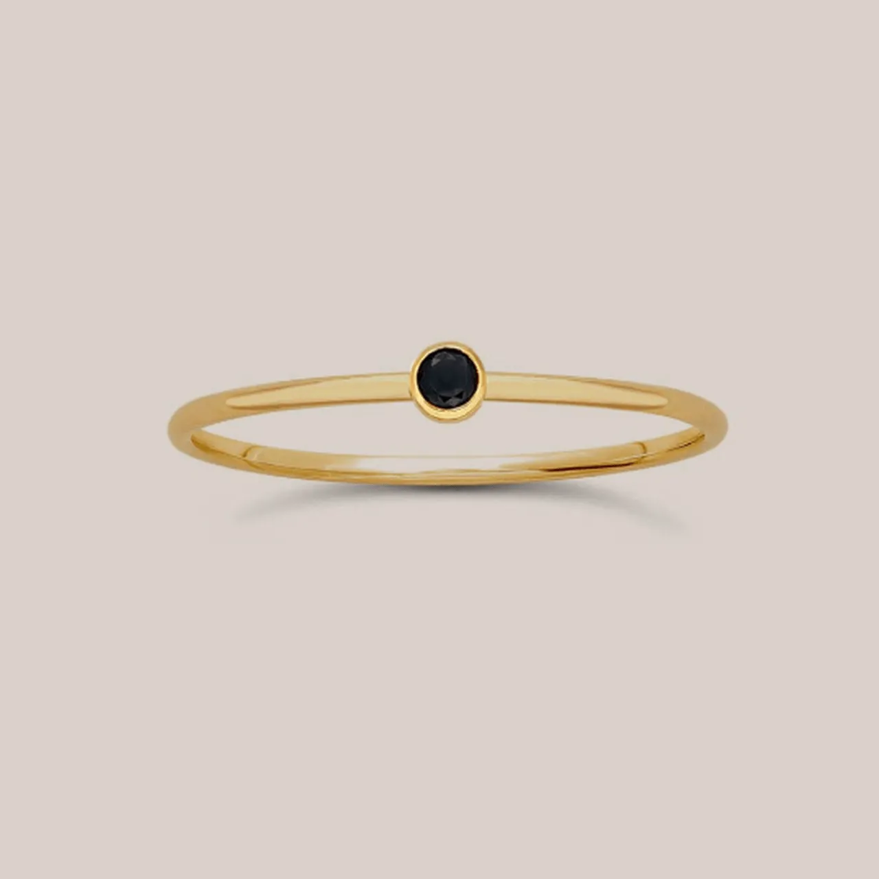 Black Gemstone Ring Last Chance