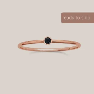 Black Gemstone Ring Last Chance