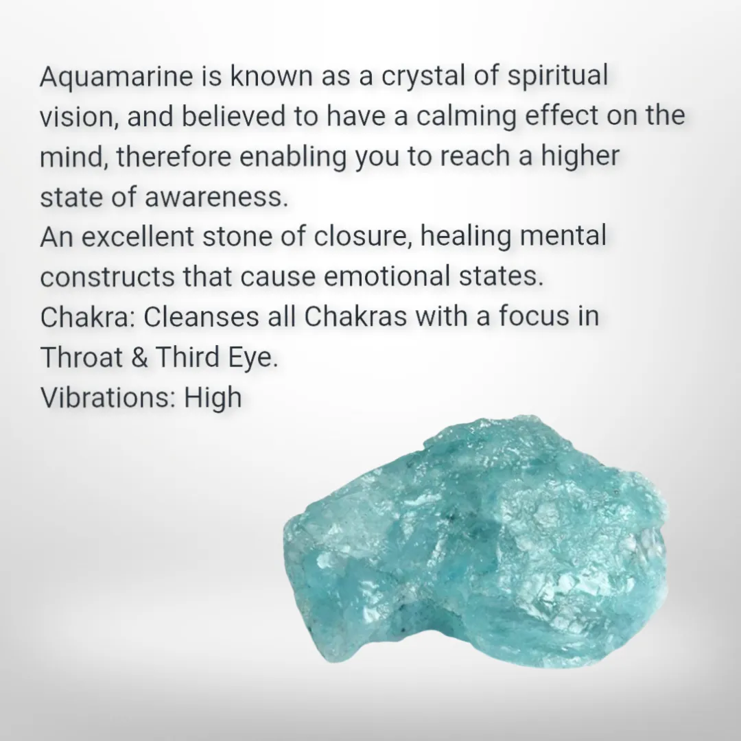 Bracelet with Aquamarine Gemstone -Echo of a Stone