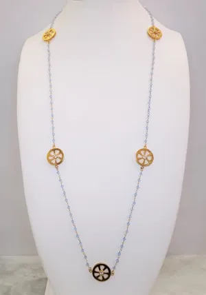 Calamansi 2 Station Necklace