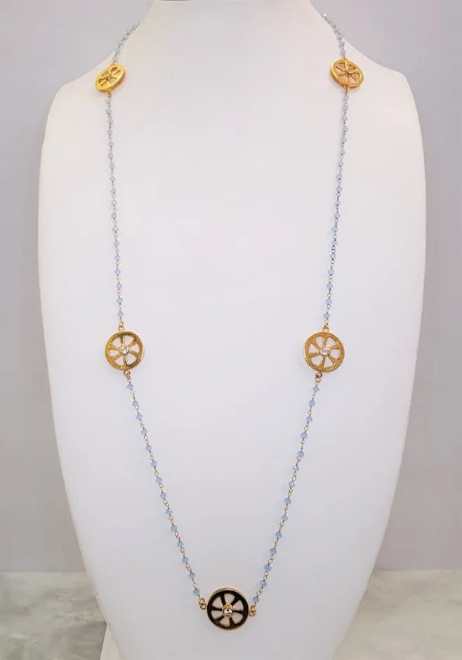 Calamansi 2 Station Necklace