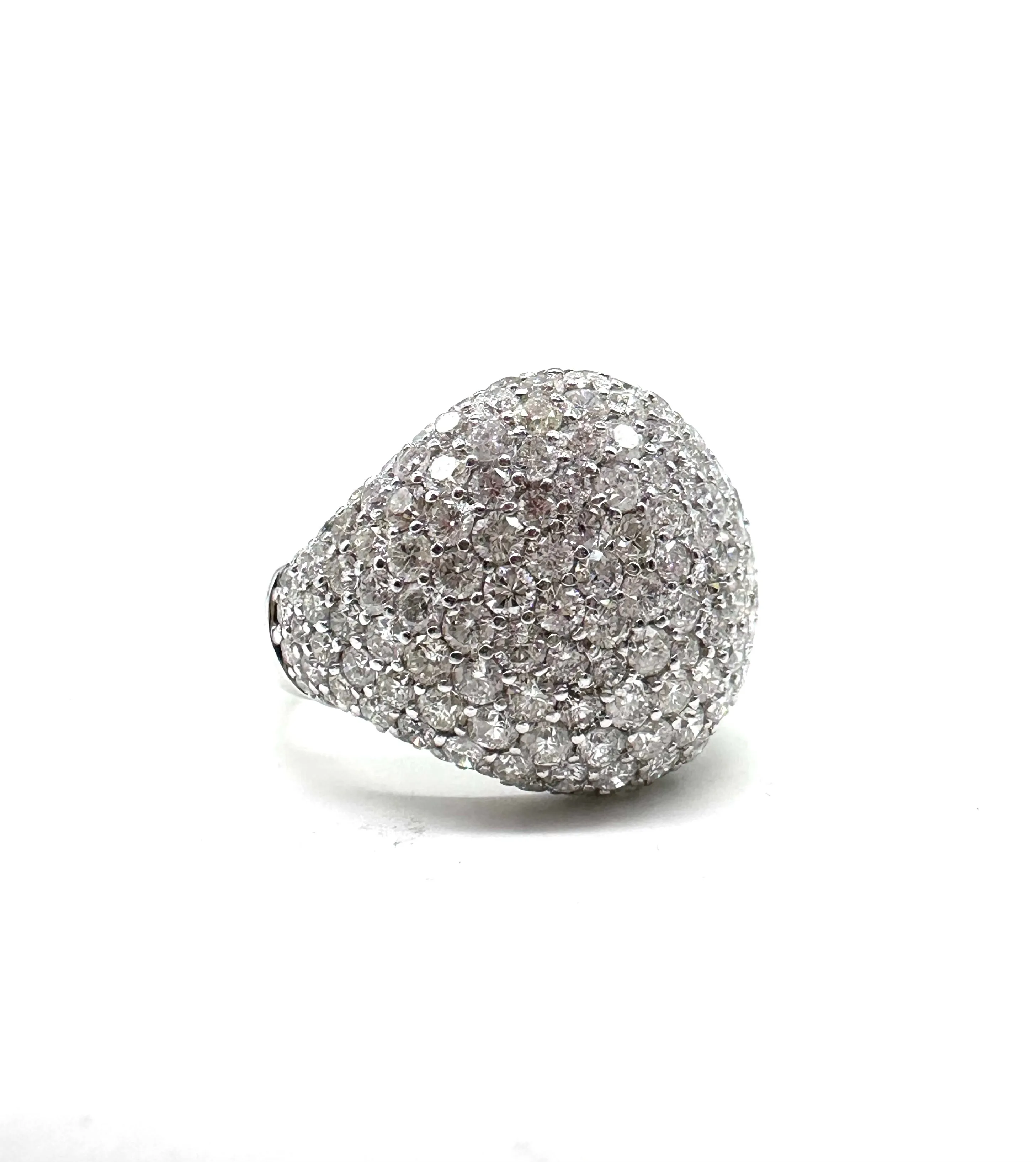 Diamond Pavé Dome Ring
