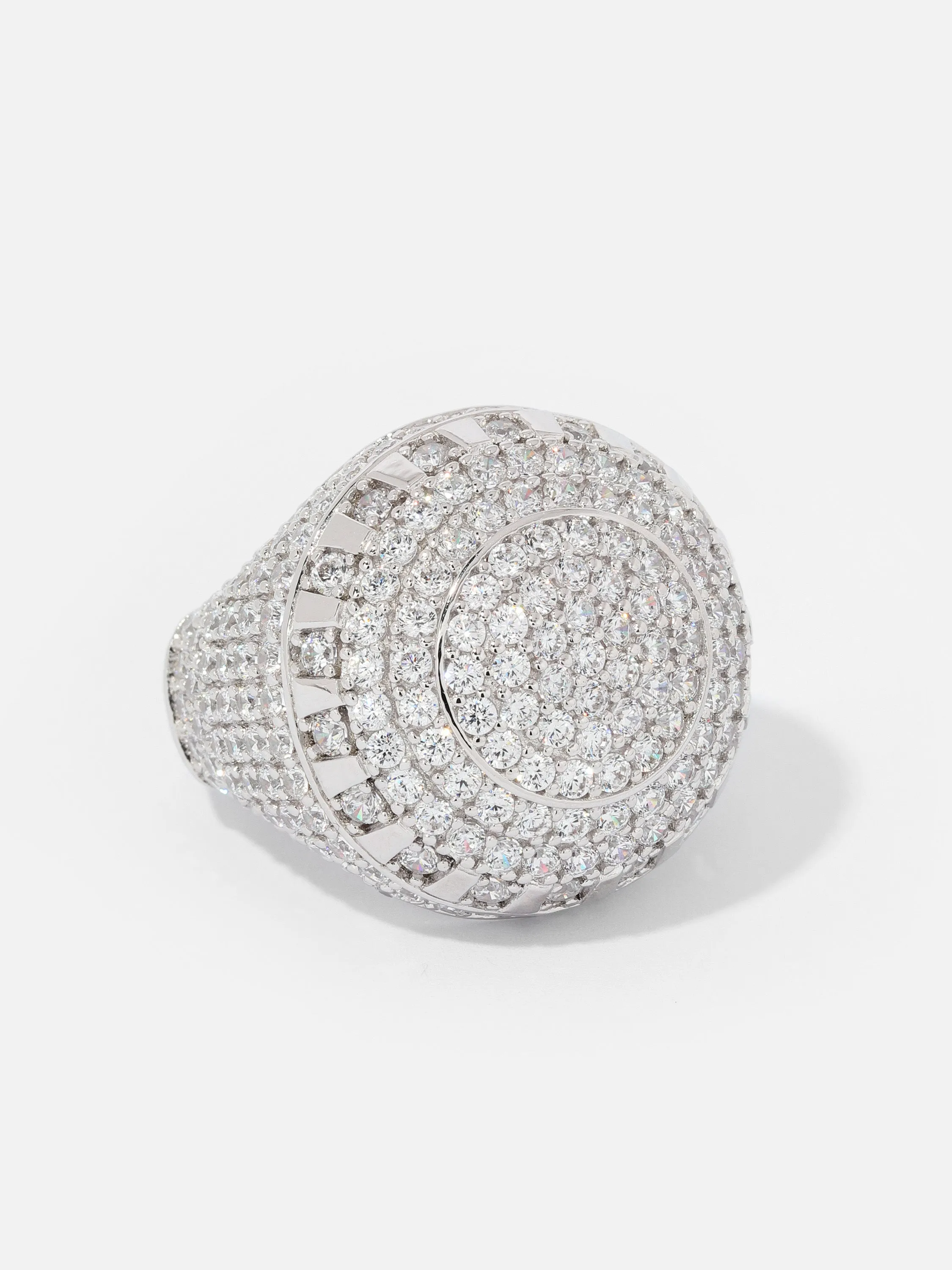 Dome Pavé Baller Ring