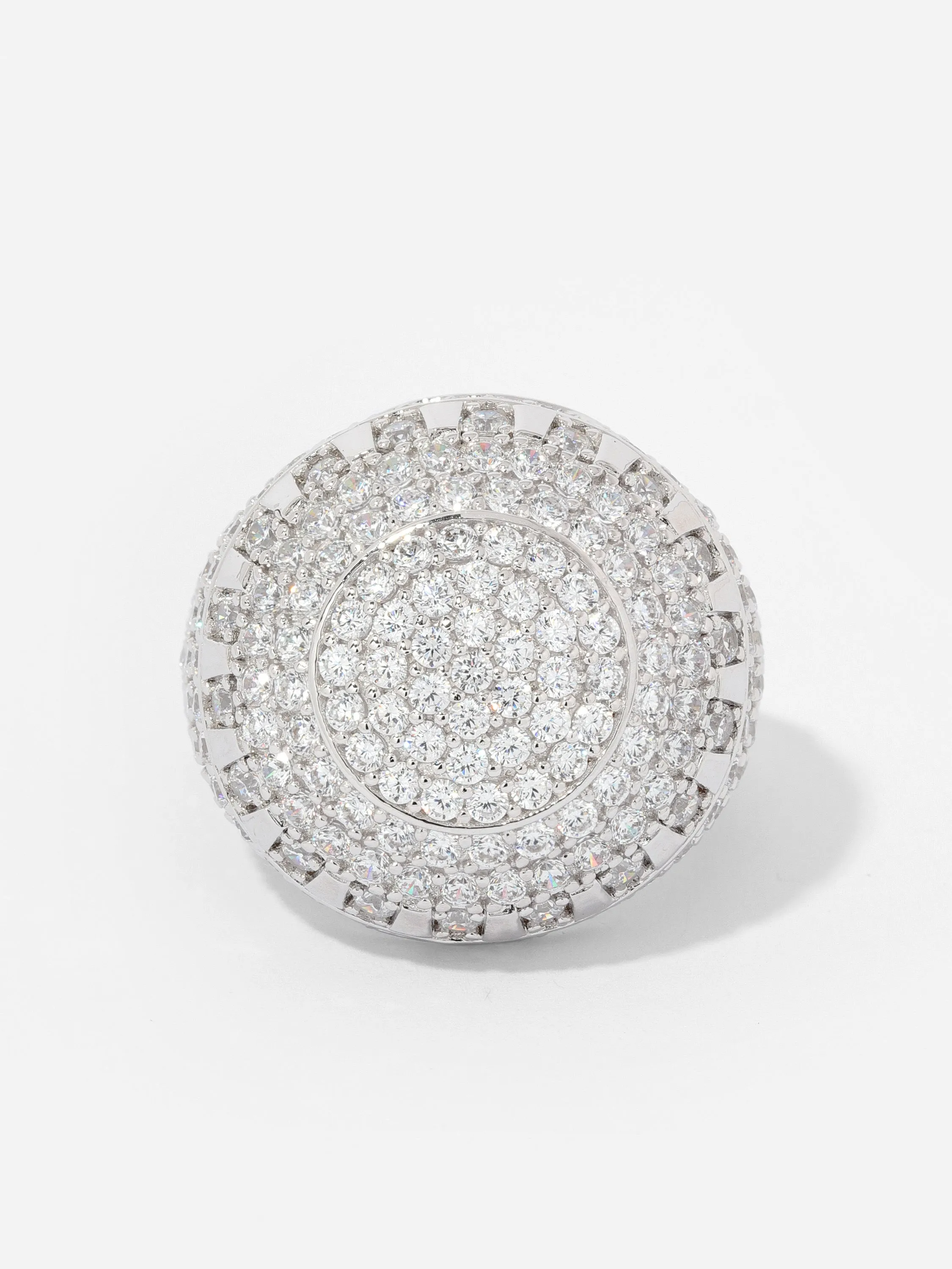 Dome Pavé Baller Ring