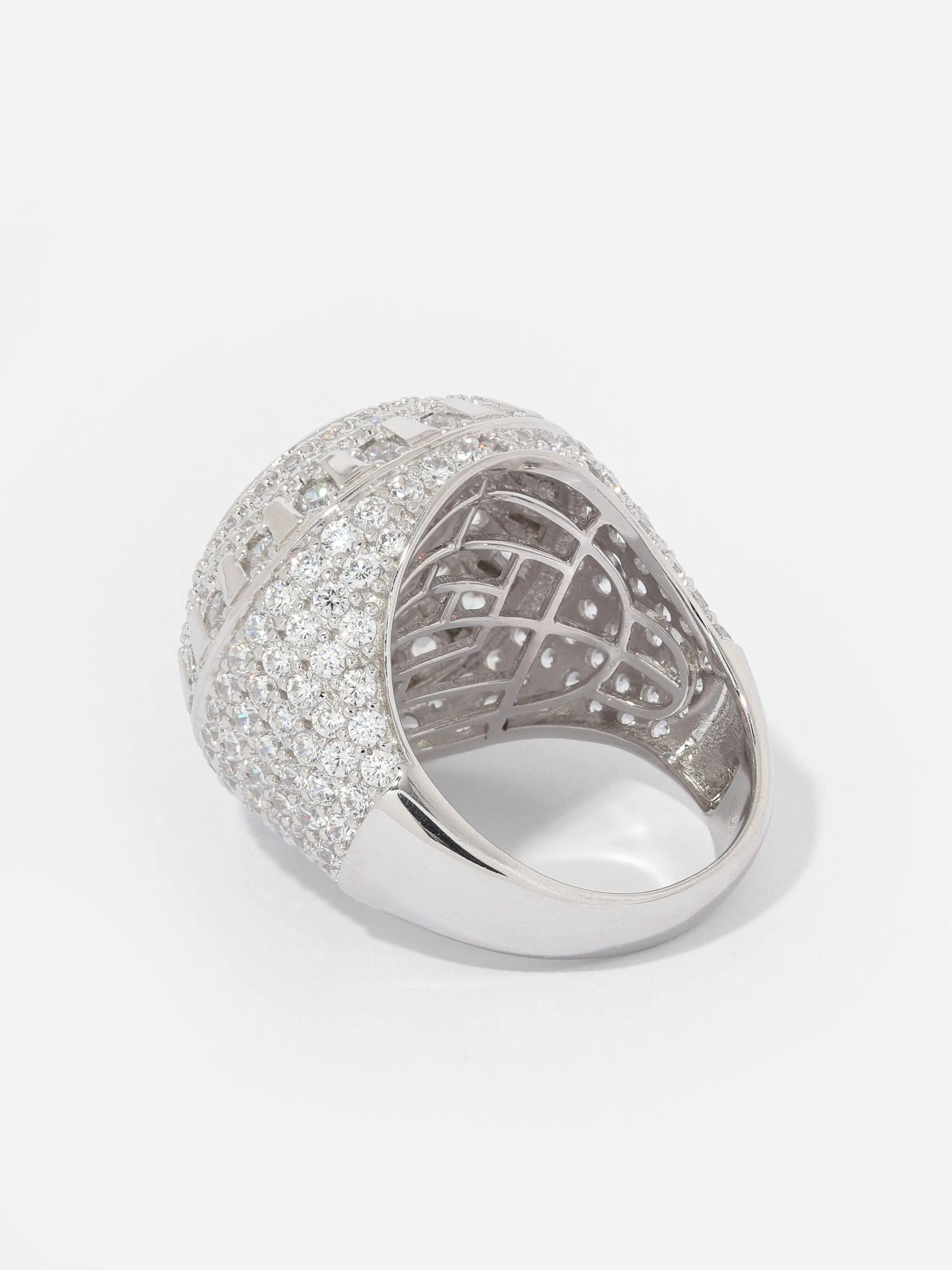 Dome Pavé Baller Ring