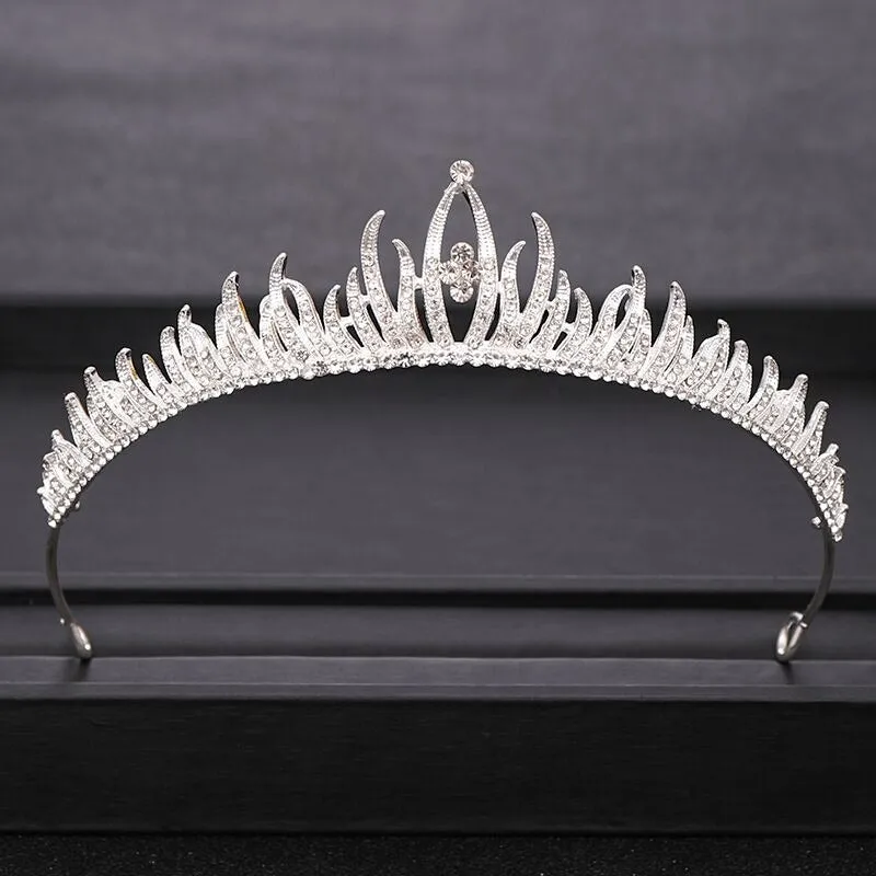 Elegant Bridal Baroque Rhinestones Crown and Tiara Collection