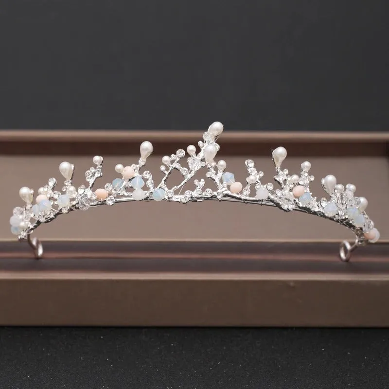 Elegant Bridal Baroque Rhinestones Crown and Tiara Collection