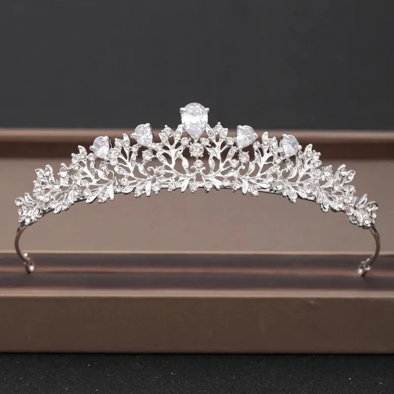 Elegant Bridal Baroque Rhinestones Crown and Tiara Collection