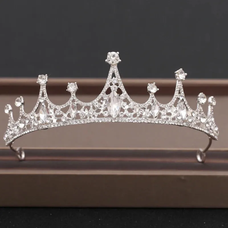Elegant Bridal Baroque Rhinestones Crown and Tiara Collection
