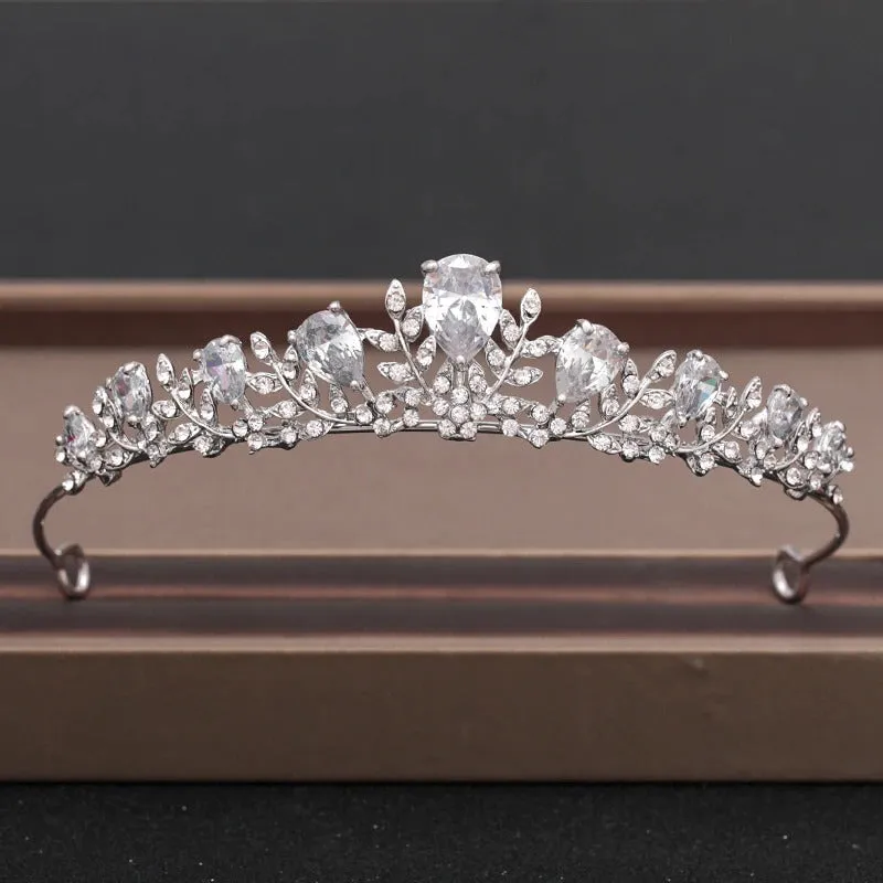 Elegant Bridal Baroque Rhinestones Crown and Tiara Collection