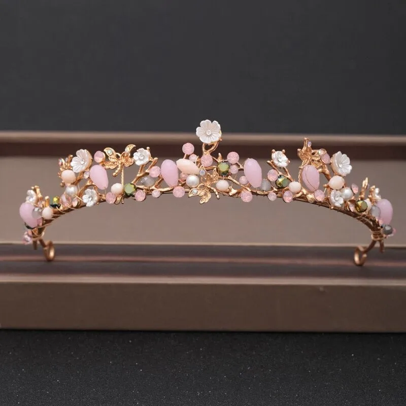 Elegant Bridal Baroque Rhinestones Crown and Tiara Collection