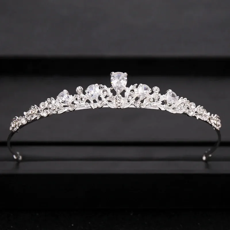 Elegant Bridal Baroque Rhinestones Crown and Tiara Collection