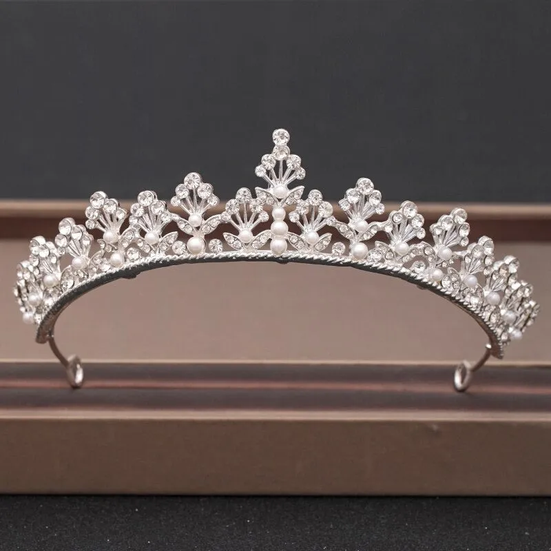 Elegant Bridal Baroque Rhinestones Crown and Tiara Collection