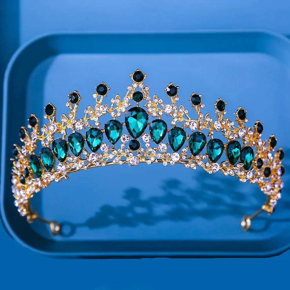 Elegant Party Tiaras Wedding Party Bridal Crystal Crown Hair Accessories
