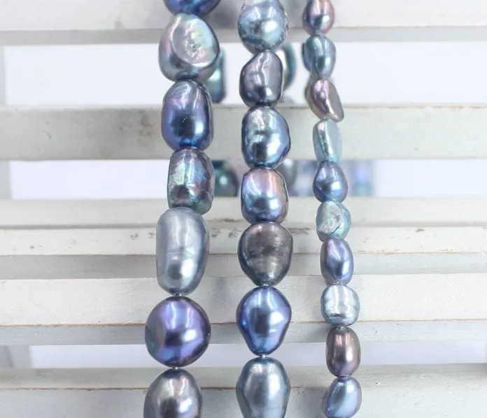 Freshwater Pearl Natural Baroque Beads Stones - DIY Jewelry Making Bracelets Necklace - 5 6 7 8 10 11 12 mm