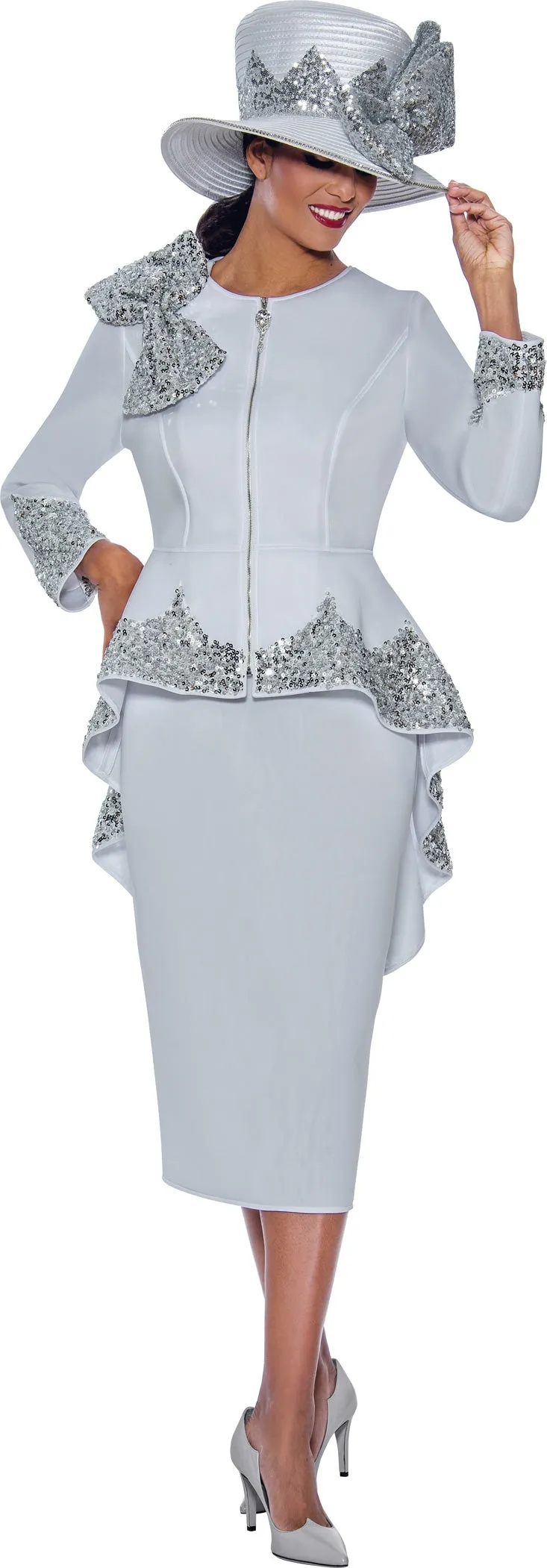 GMI 10042 Embellished Trim Scuba Suit