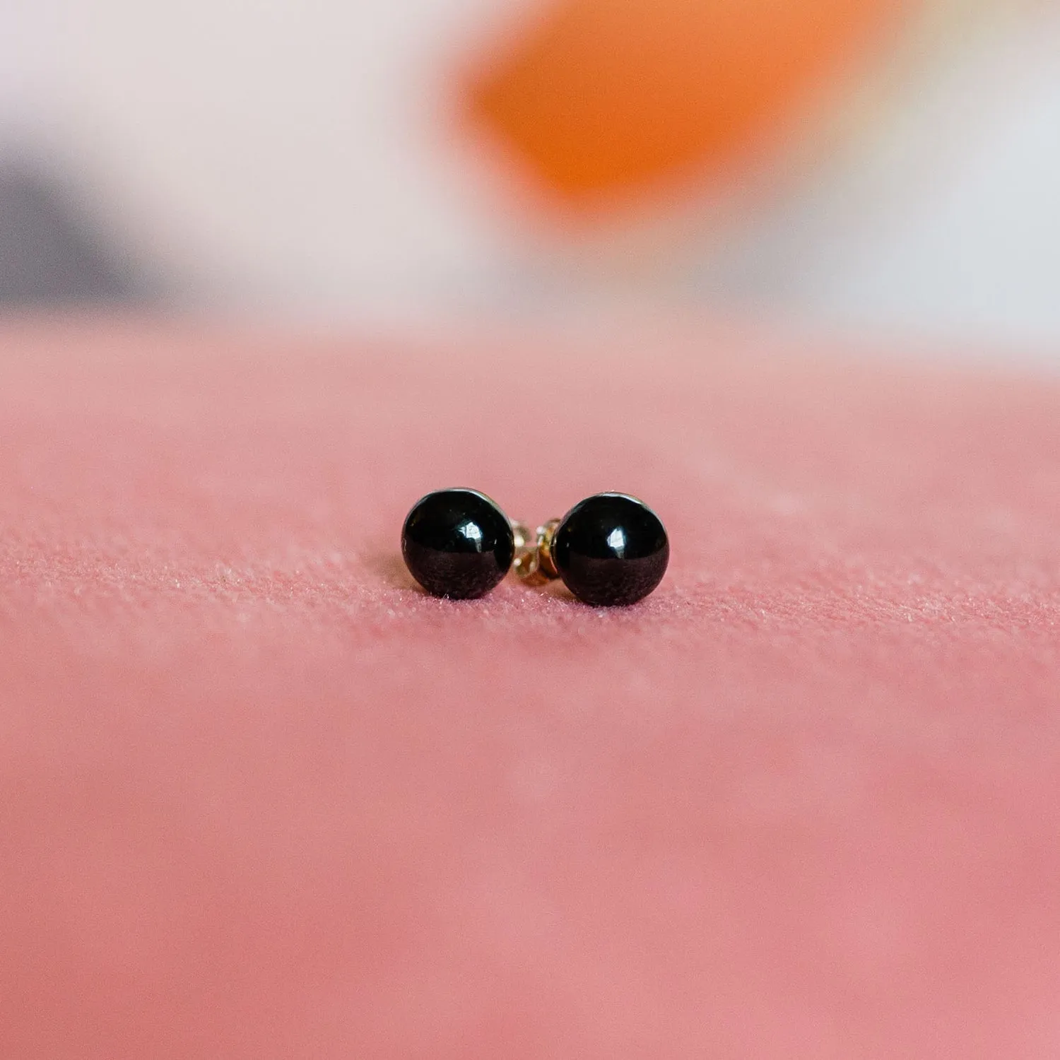 Jade Post Earring