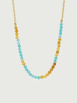 Joy Beaded Gemstone Necklace