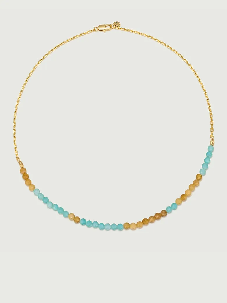 Joy Beaded Gemstone Necklace