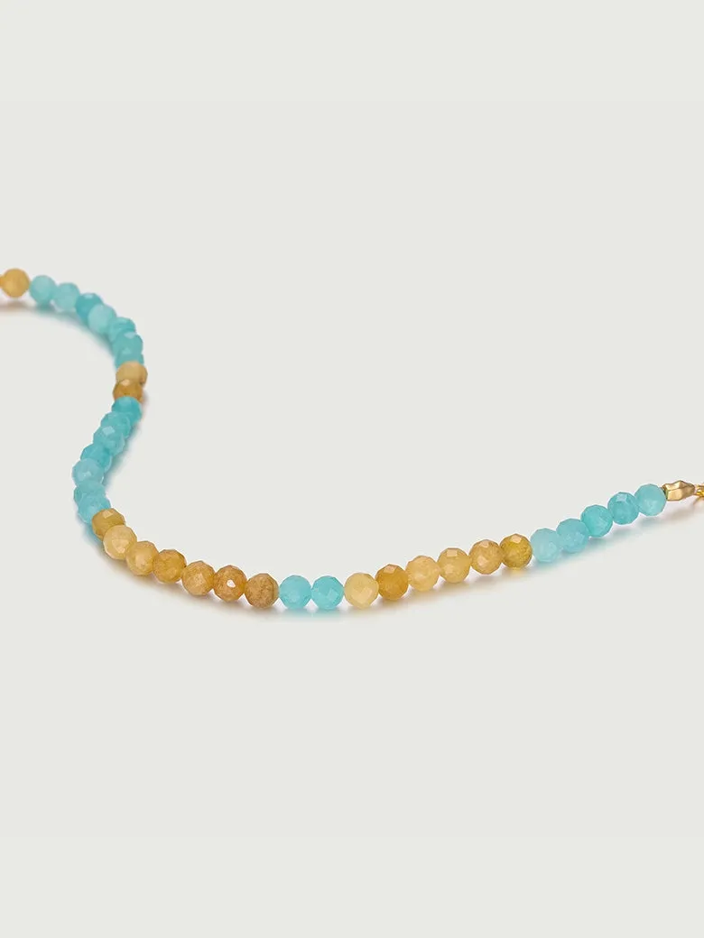 Joy Beaded Gemstone Necklace