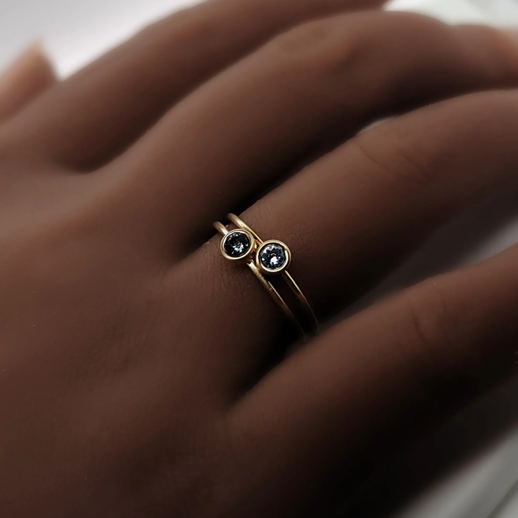Large January Birthstone Ring
