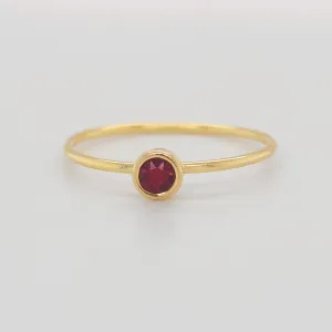 Large January Birthstone Ring