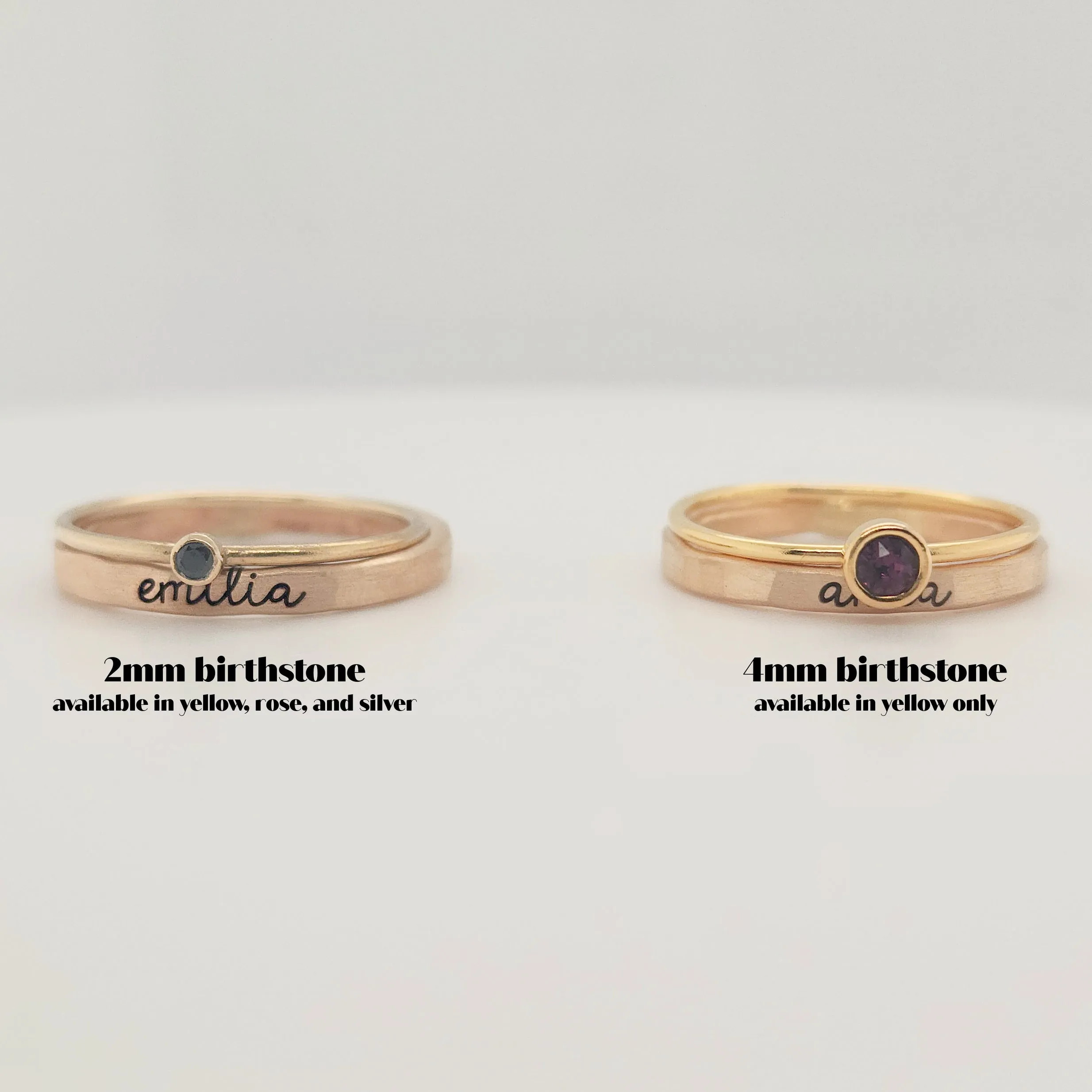 Large January Birthstone Ring