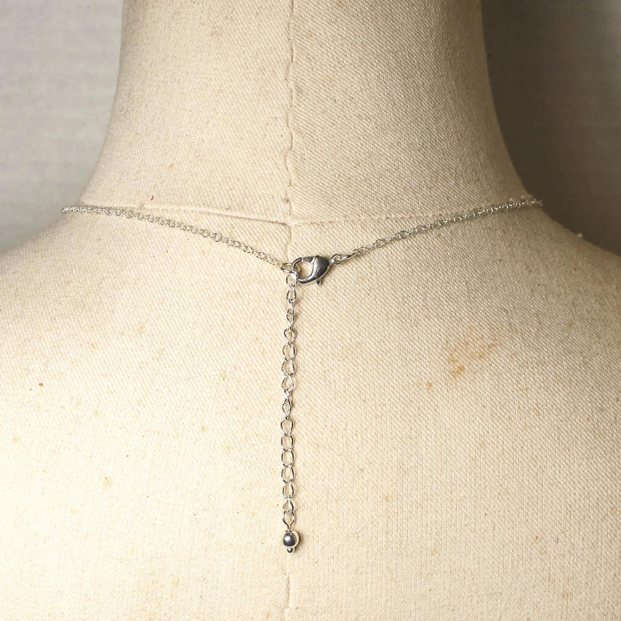 Lepidolite Tiny Single Gemstone Necklace