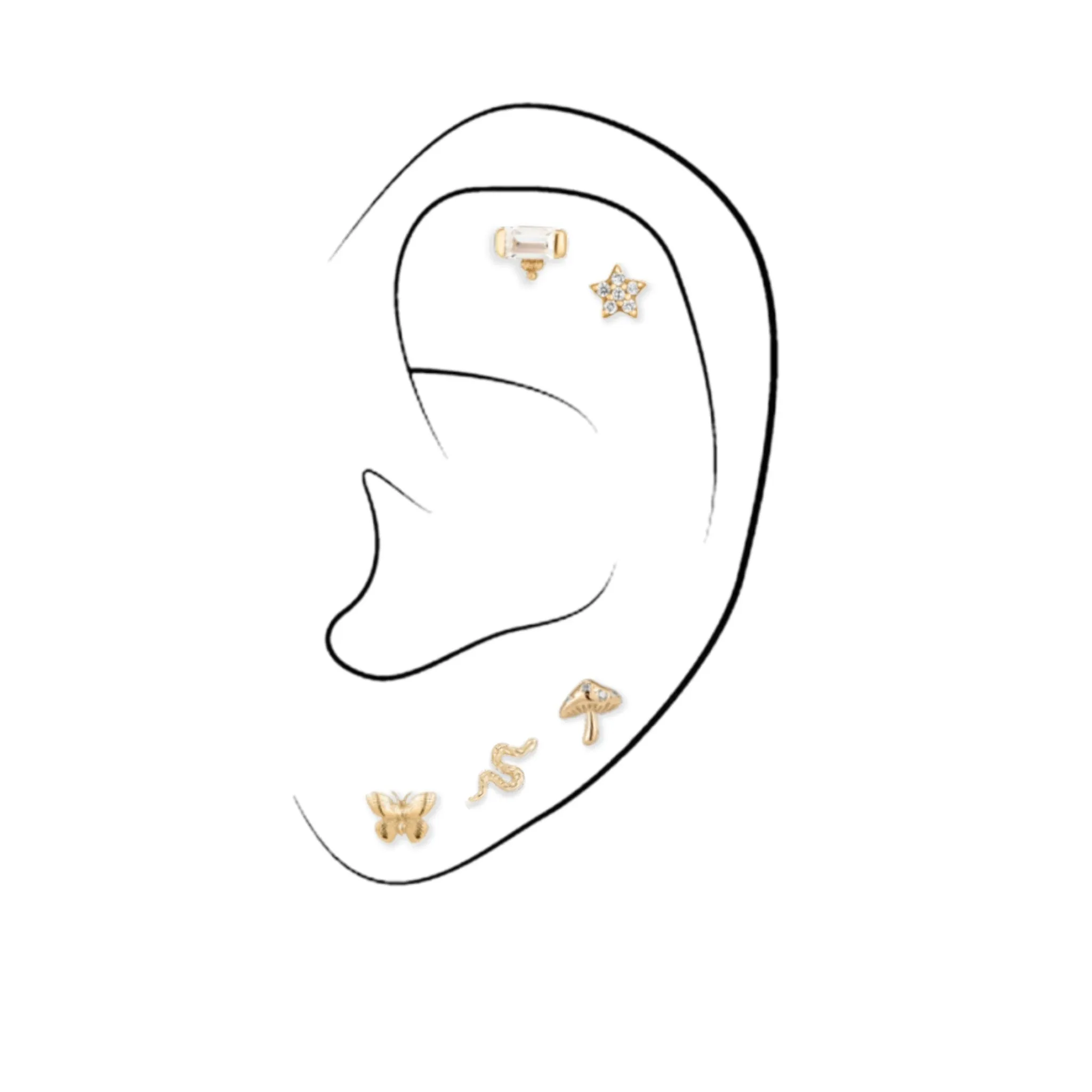 Lily earrings