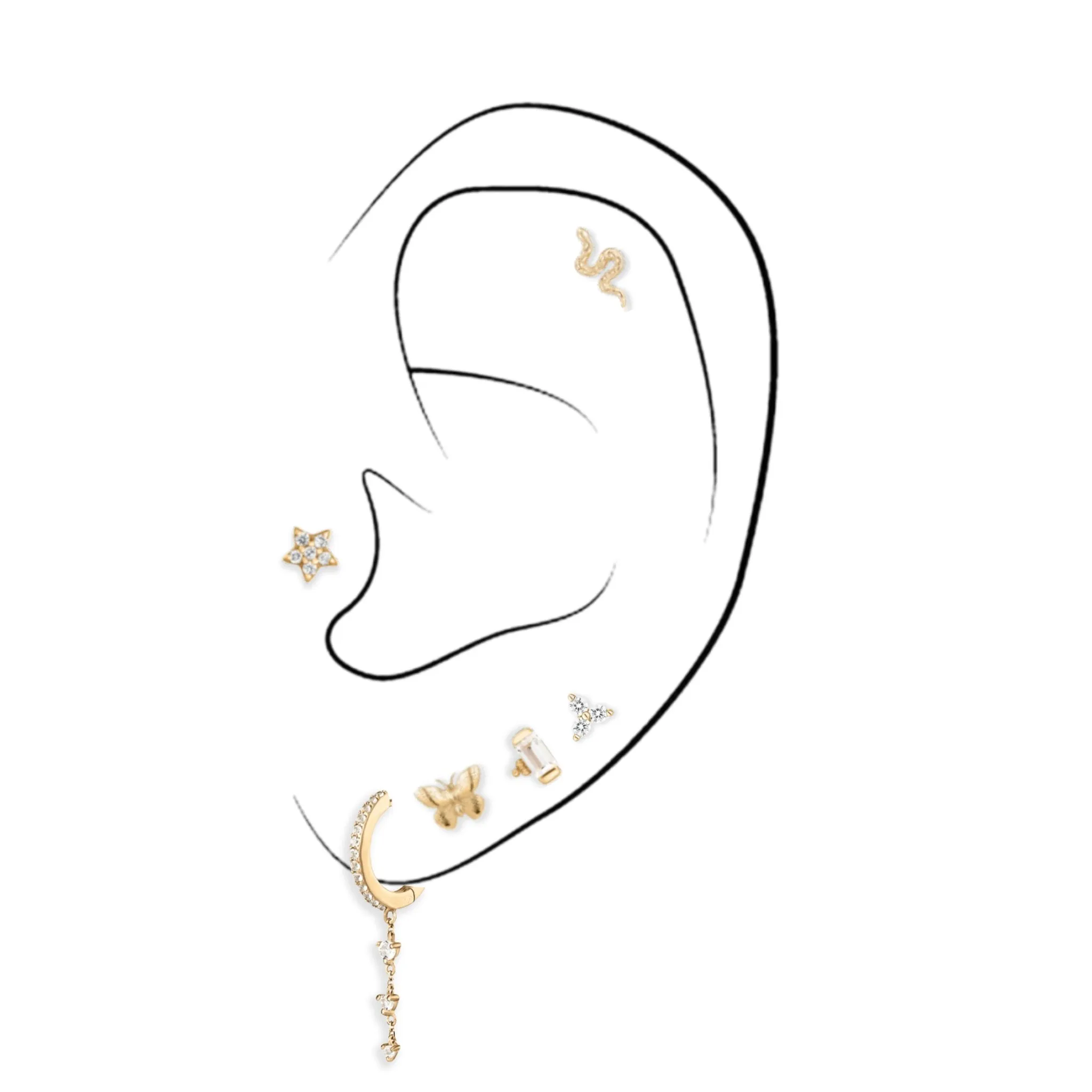 Lily earrings