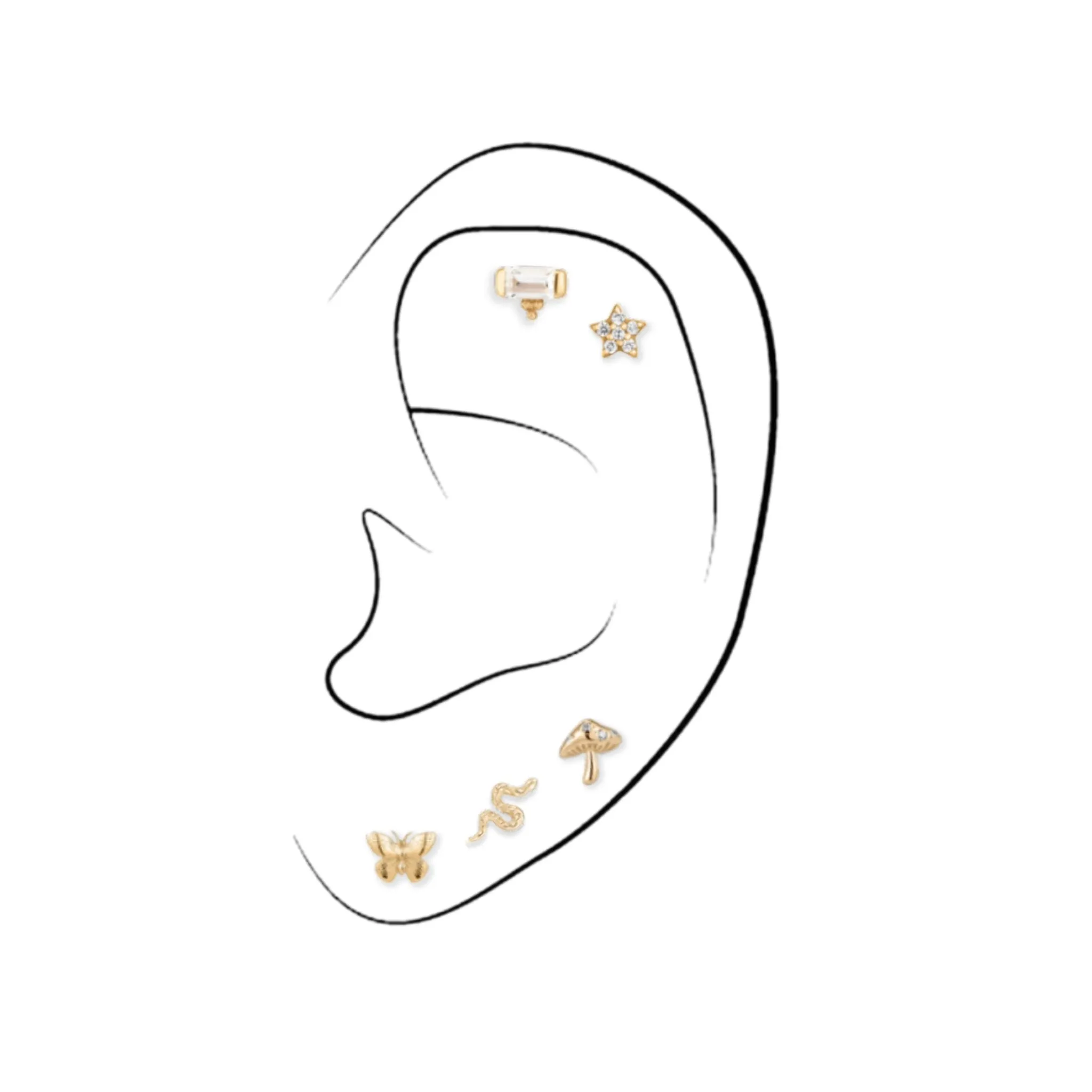 Lily earrings