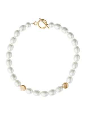 Mother of Pearl with Beaded Accent Necklace