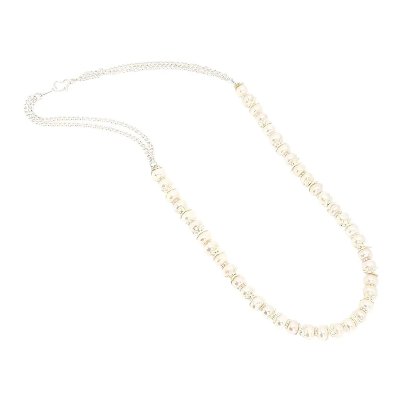 Necklace - Pearl Chain (Cream) by Tiny Aloha