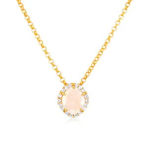 PANORAMA Necklace (1260) - Opal Quartz / YG