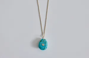 Pascale Monvoisin, Orso N°1 Collier Necklace, Turquoise