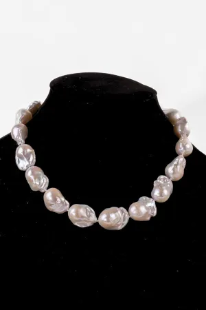 Pearl Necklace - P83 16mm 18.5" Cream