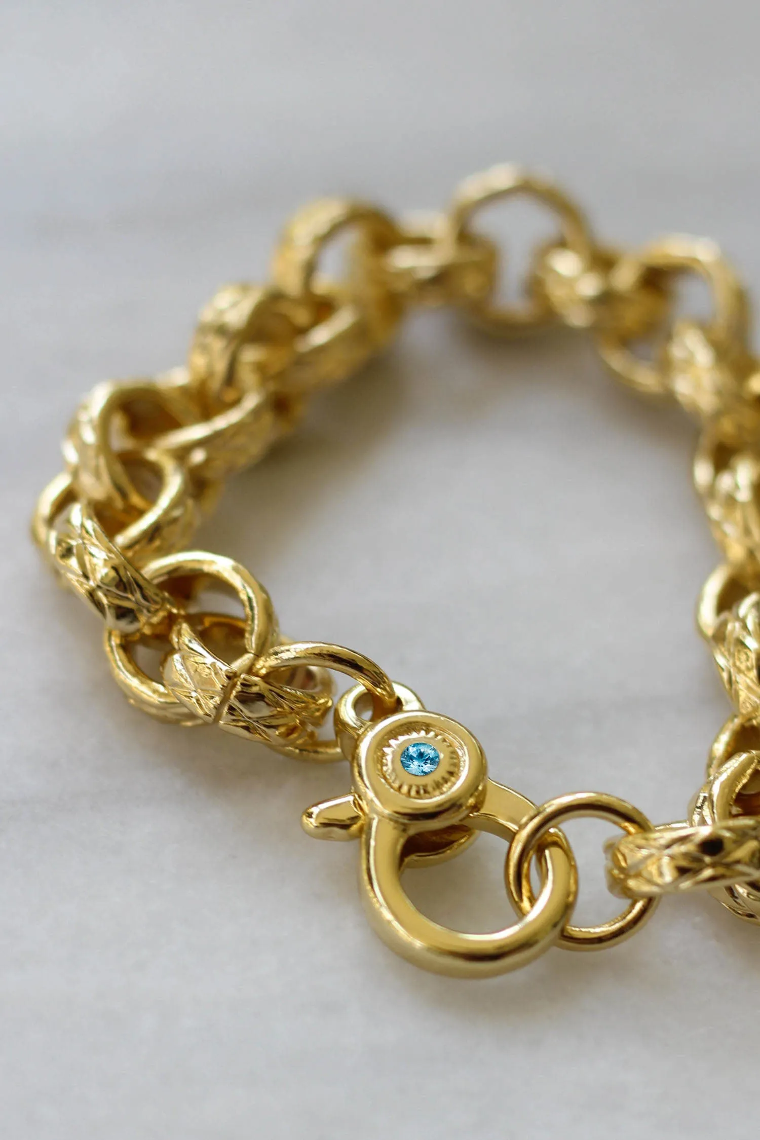 Saige Bracelet - Aquamarine