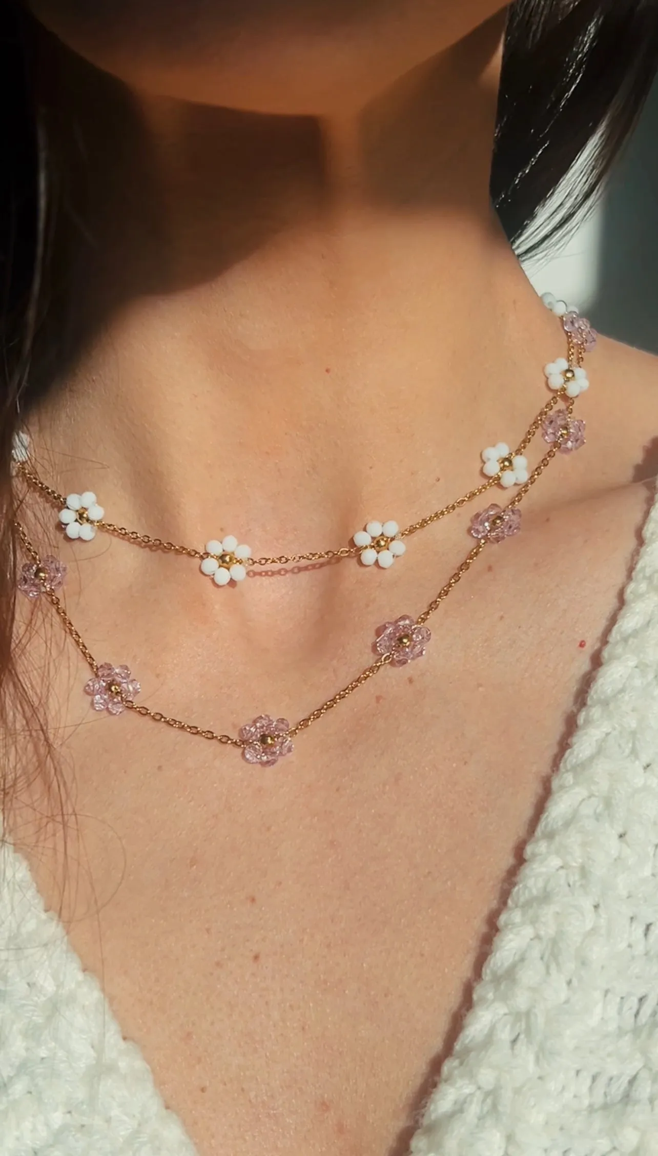 Sandy Pearl Necklace - Summer Turned Pretty Necklace