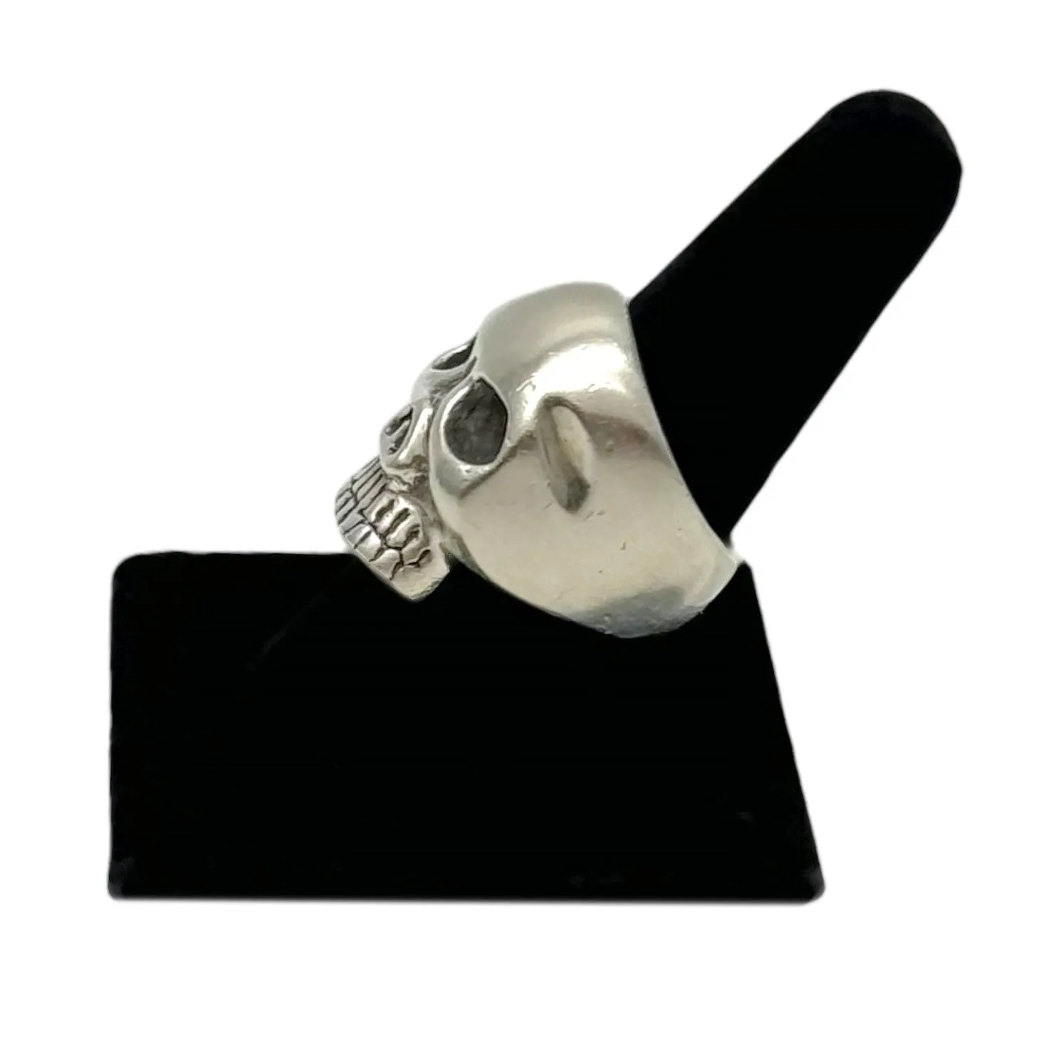 SILVERLUST Unisex Sterling Silver Brotherhood of the Skull Ring